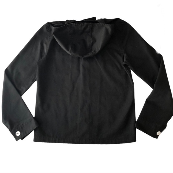 ASOS black bomber jacket. Hood. Relaxed oversize lightweight Fits Chest. 34-36 - Picture 9 of 10